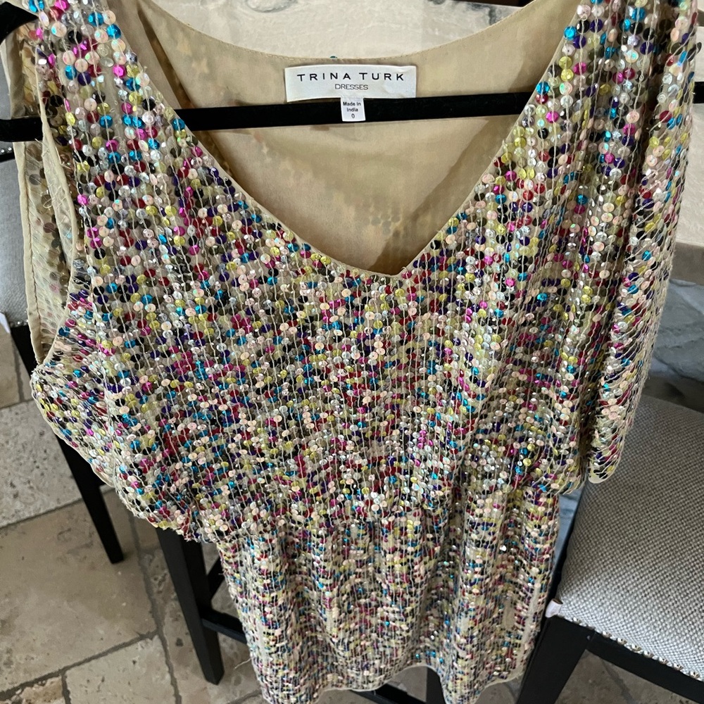 Trina Turk Holiday sequin dress